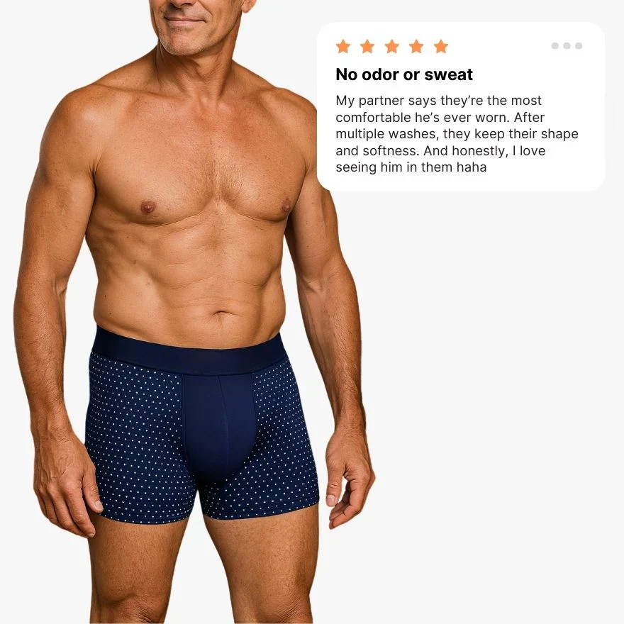 Boxers Reinvented: Sustainable Comfort That Moves With You.